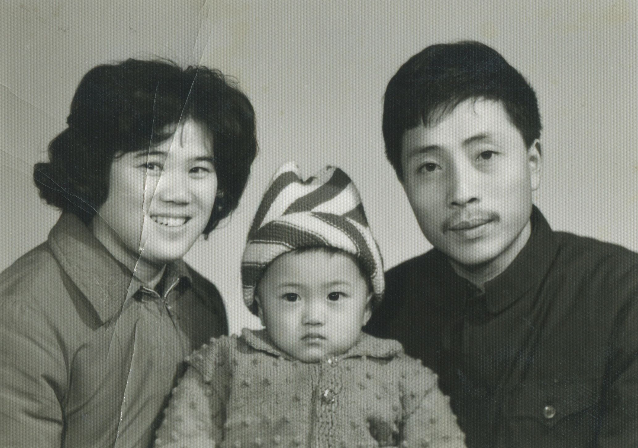 Monochrome family photo