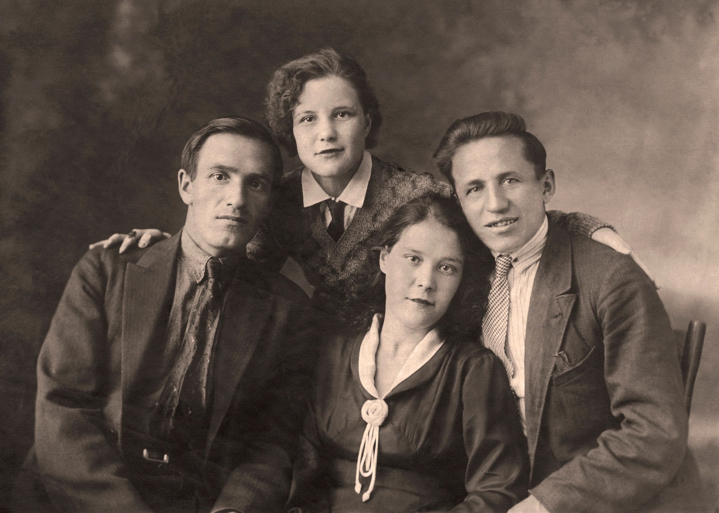 Vintage portrait used alongside a family reflection quote